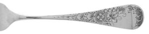 Sugar sifter Antique Lily, engraved Whiting Mfg