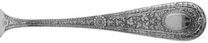 Salad serving spoon, fancy bowl Laureate Whiting Mfg