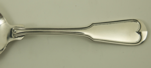 Cream soup spoon Fiddle Thread Frank Smith