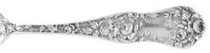 Sugar spoon American Beauty Rose Shiebler